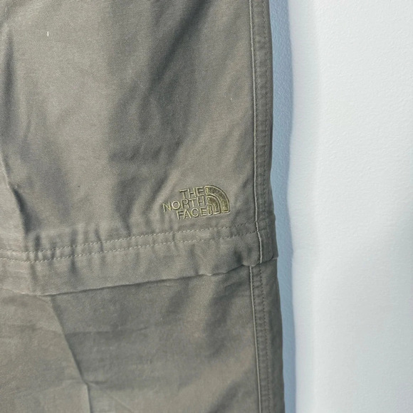 The North Face Men’s Cotton Convertible Cargo Zip-off Pants‎ Shorts Green Sz M - Picture 5 of 12